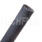 FGN0.25BK-FT, tech Flex Hi-Temp Fiberglass Sleeve 1200°F Black 1/4" per FT.