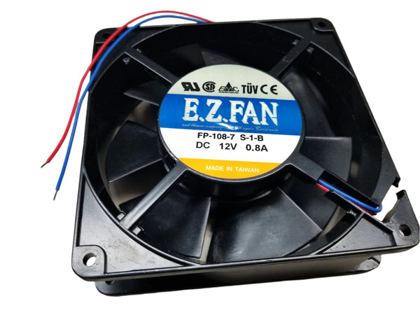FP-108-7-12V-S-1-B-0.8A, EZ FAN 127mm x 38mm 12V DC @ 0.8A Cooling Fan ~ 105 CFM