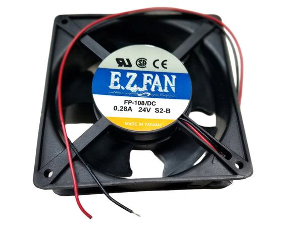 FP-108/DC-24V-S2-B, EZ FAN 120mm x 38mm 24V DC Cooling Fan ~ 80 CFM