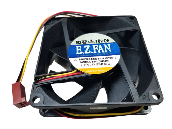 FP-108D/DC-24V-S2-B-3FG, EZ FAN 24V 80mm x 25mm 24V DC Cooling Fan ~ 33 CFM