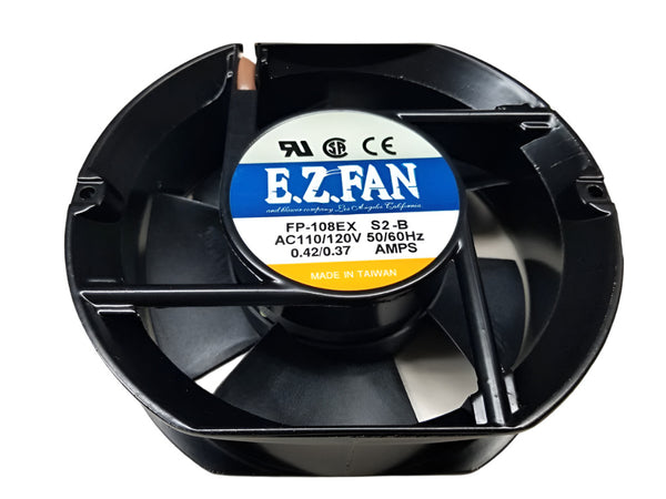 FP-108EX-S2-B, EZ FAN Cooling Fan 120V AC 172mm x 150mm x 51mm ~ 170CFM