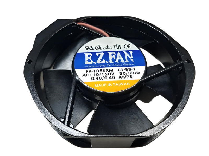 FP-108EXM-S1-BB-T, EZ FAN Cooling Fan 120V AC 172mm x 150mm x 38mm ~ 170CFM