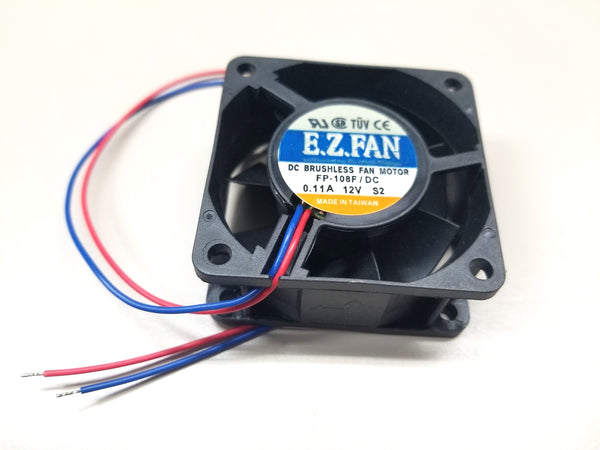 FP-108F/DC-12V-S2, EZ FAN 60mm x 25mm 12V DC Cooling Fan ~ 15.5 CFM