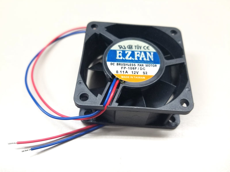 FP-108F/DC-12V-S2, EZ FAN 60mm x 25mm 12V DC Cooling Fan ~ 15.5 CFM