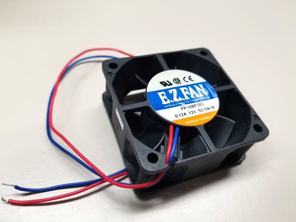 FP-108F/DC-12V-S2-SB, EZ FAN 60mm x 25mm 12V DC Cooling Fan ~ 15.5 CFM