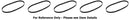 FR16.9-5, SRD 5 Pack of 16.8" x 0.330" x 0.030" Flat Cut Belts (FR 16.9)