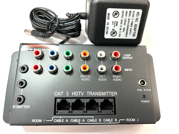 40-400, Calrad Cat5 to RCA Component RGB HDTV Tranmitter Hub ~ Use with 40-400R