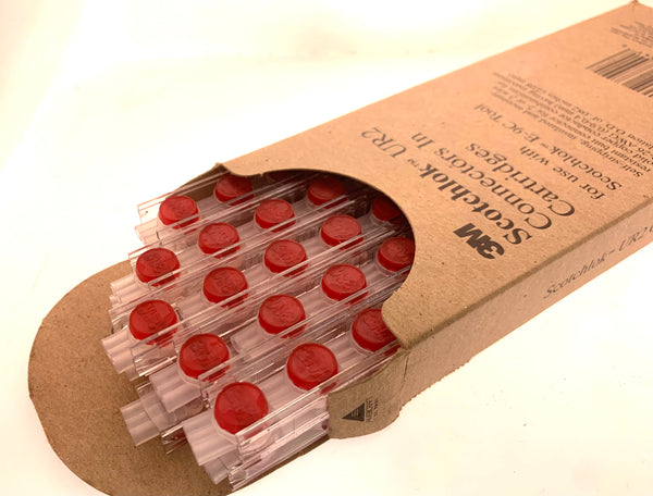 Actual 3M Scotchlok UR2, 3-Wire Butt Splice Connectors in Cartridge , 100/Pk Box