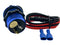 USBAA42M-Blue. Qual Dual USB A 12/24V 36W 4.2A with Volt Meter