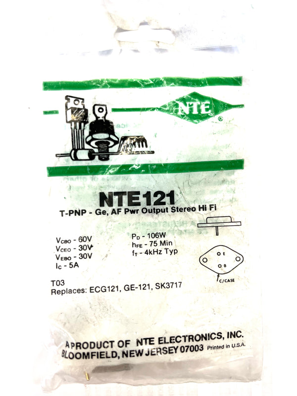 NTE 121 INTEGRATED CIRCUIT