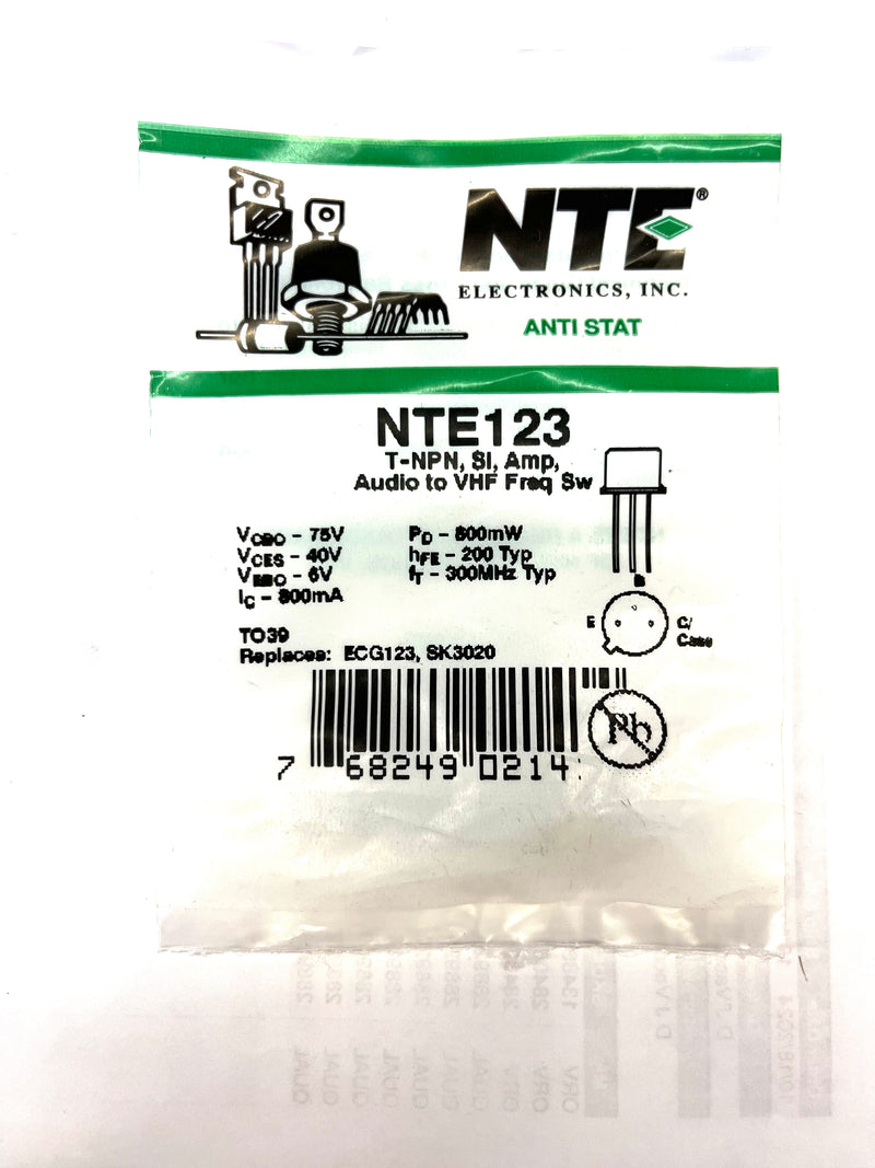 NTE123 T NPN SI AF