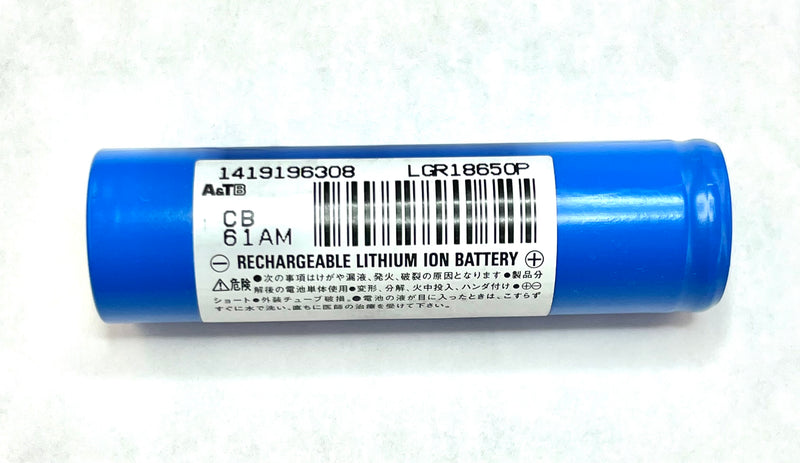 LGR18650P, Qual 4 pack  Rechargeable Hi-Q Lithium-Ion Battery 18650 Toshiba 3.7V 1650mAhr Flat Top