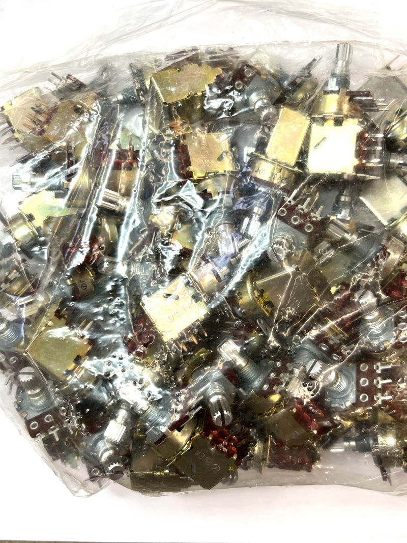 A250K-5PK, Push-Pull 250K Ohm PC Mount Potentiometer w/ DPDT Switch ~ 5 Pack