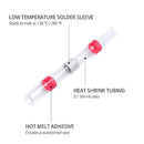 76-HISBC22-10, 22-18AWG Heat Shrink Insulated Butt Connector w/ Solder Ring 10 Pack