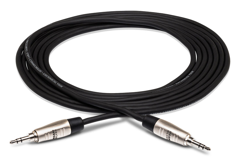 HMM-010, Hosa Pro Stereo Interconnect, REAN 3.5 mm TRS to Same, 10 ft