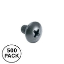 Middle Atlantic HPQ-500, 10-32 x 3/8" Long Rackscrews ~ 500 Piece Jar