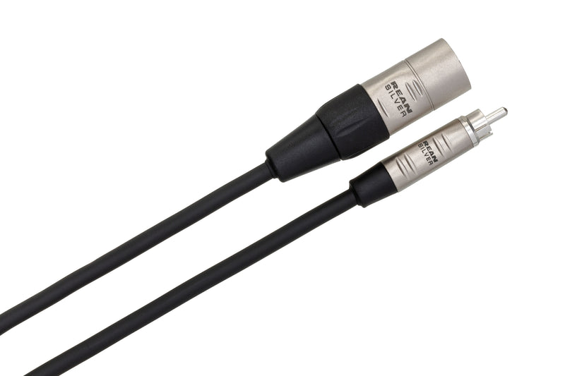 HRX-010, Hosa Pro Unbalanced Interconnect, REAN RCA to XLR3M, 10 ft