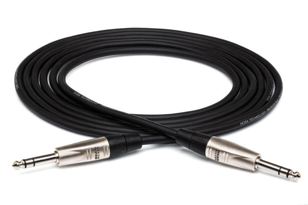 HSS-010, Hosa Pro Balanced Interconnect Cable, REAN 1/4 in TRS to Same, 10ft