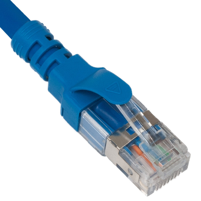 ICC ICPCSG07BL, 7FT CAT6A U/FTP (Foiled Twisted Pair) BLUE Patch Cable ...