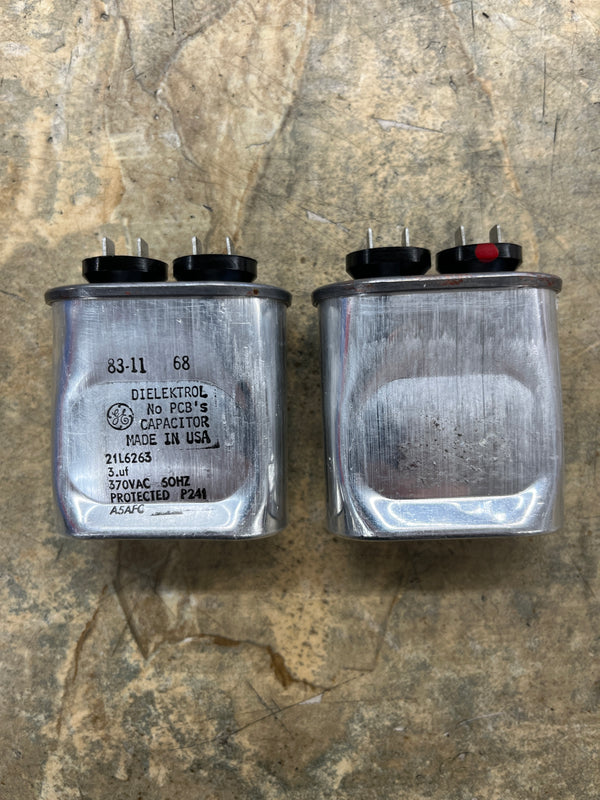 NTE MRC370V3, 3uF @ 370V AC, Motor Run Capacitor