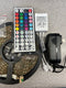 MV12VRGB Kits WP, MVO 16.4ft 5050 RGB Strip Waterproof WHITE PCB, 300 LED Color Changing Rope Lights for Bedroom, Christmas Day, Halloween Decoration