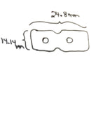 70924 HPN E11138/22-BU, 2C 18AWG 10A@125V 1250W Miniature Plug Appliance Cord