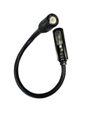 GN-1, MVO Live Sound Mixer Light for BNC Port - Flexible, 4 LEDs, 10.6-Inch Gooseneck, 12-Inch, Black