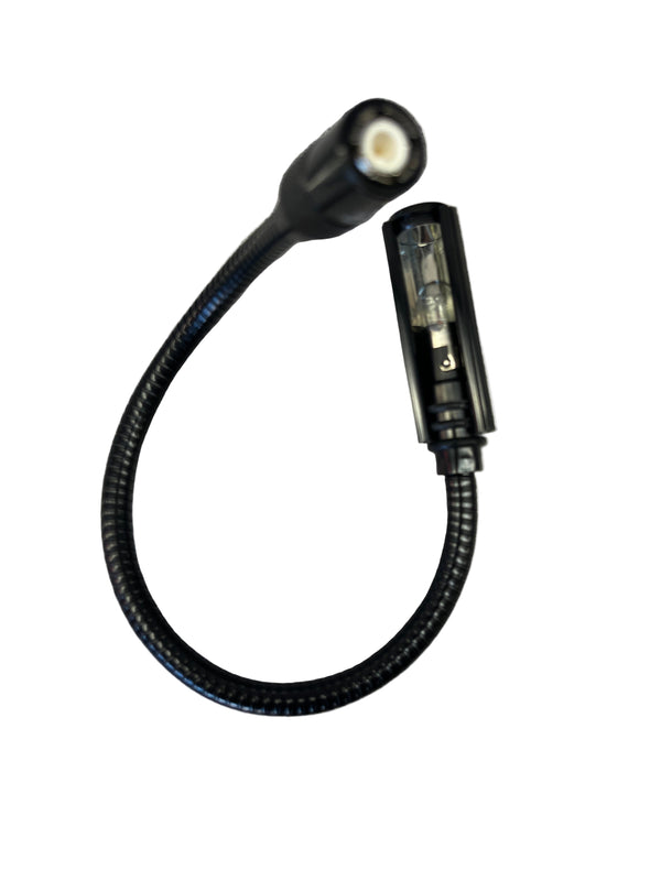 GN-1, MVO Live Sound Mixer Light for BNC Port - Flexible, 4 LEDs, 10.6-Inch Gooseneck, 12-Inch, Black