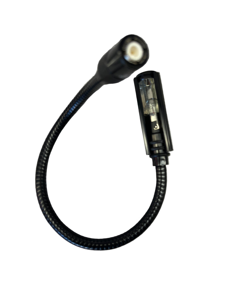 GN-1, MVO Live Sound Mixer Light for BNC Port - Flexible, 4 LEDs, 10.6-Inch Gooseneck, 12-Inch, Black