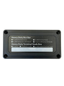 DM410-Black, Qual Way Trailer Junction Box, Weatherproof Heavy Duty 4