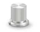 K-12, Sato Parts 6.0mm Shaft Splined Body Aluminum Knob with Indicator Line