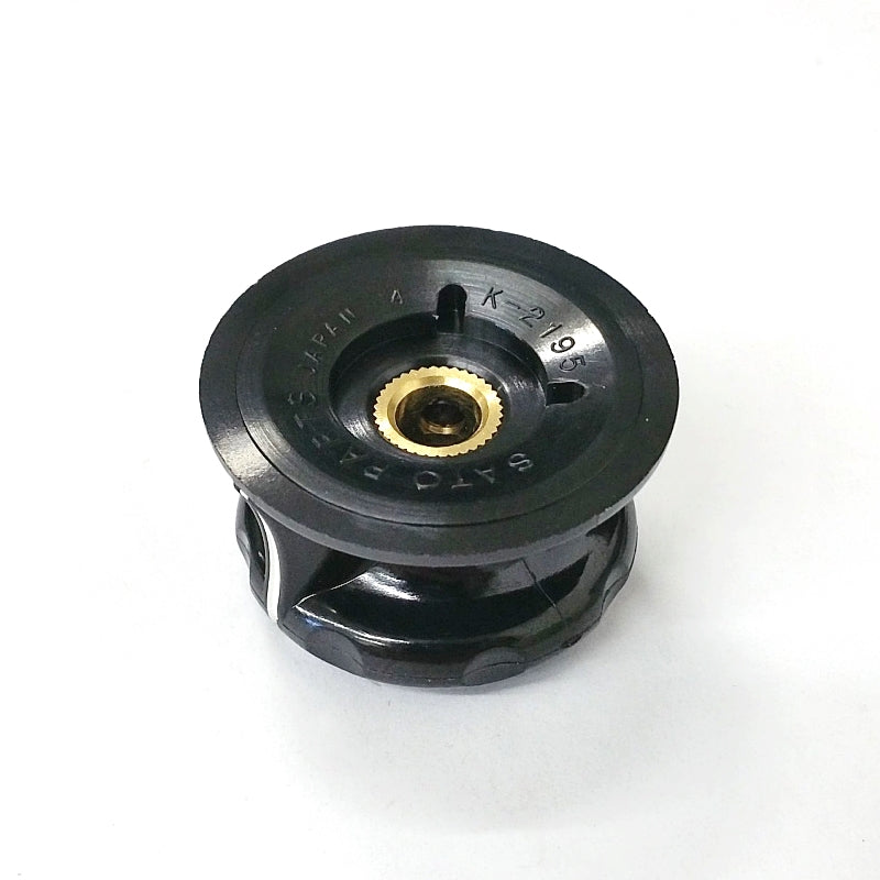 K-2195-M, Sato Parts (Medium) 6.0mm Shaft Pointer Knob with Indicator Line