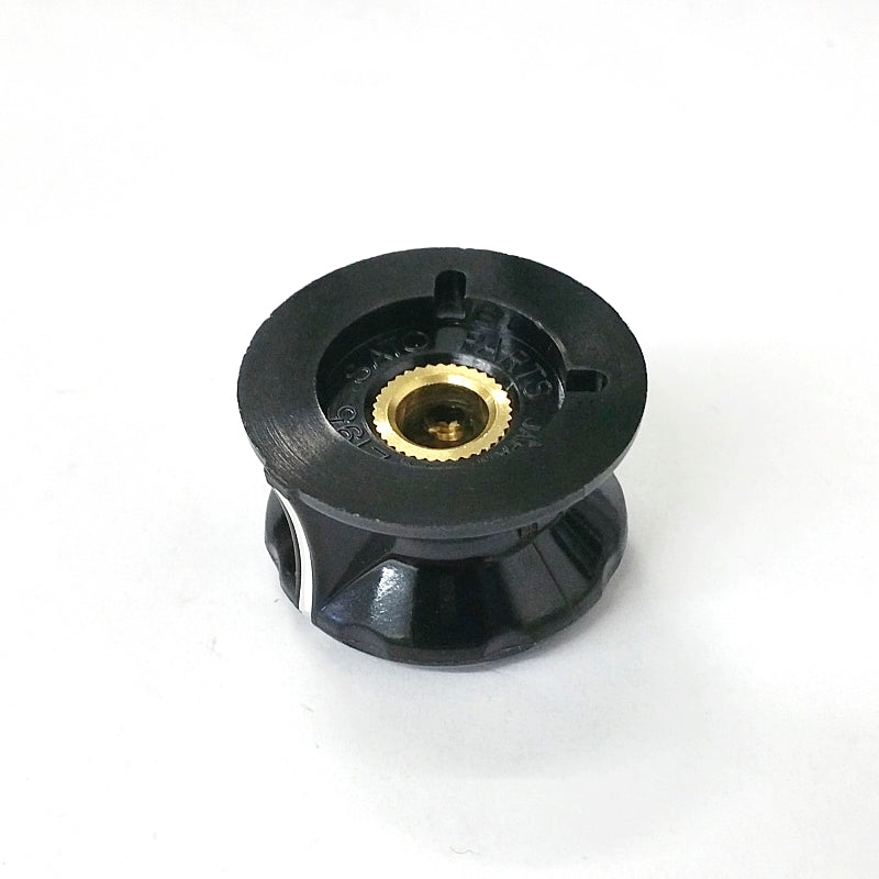 K-2195-S, Sato Parts (Small) 6.0mm Shaft Pointer Knob with Indicator Line