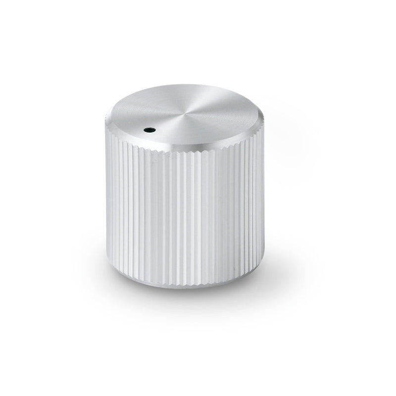 K-29-6.1, Sato Parts 6.0mm Shaft, 13.7mm Splined Body Aluminum Knob w/ Dot