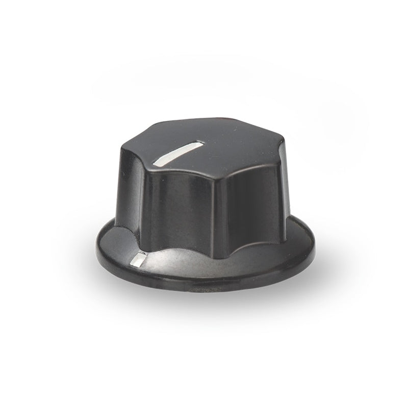 K-2901-EXS, Sato Parts (Extra Small) 6.0mm Shaft Fluted Knob with Indicator Line