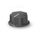 K-2901-L, Sato Parts (Large) 6.0mm Shaft Fluted Knob with Indicator Line