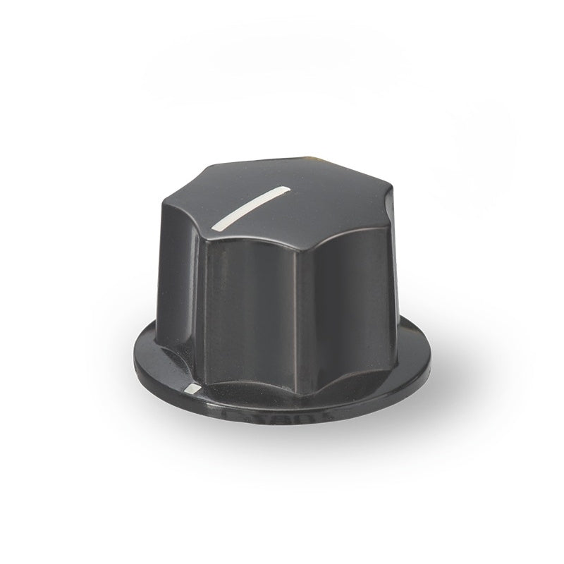 K-2901-S, Sato Parts (Small) 6.0mm Shaft Fluted Knob with Indicator Line