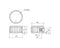 K-32, Sato Parts 6.0mm Shaft 26mm Ridged Aluminum Knob with Indicator Line