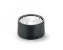 K-5380-A-L, Sato Parts 6.0mm Shaft 33mm Splined Body Plastic Knob w/Inlay & Line