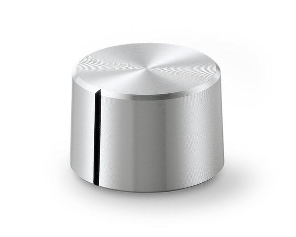 K-5475-S, Sato Parts (Small) 6.0mm Shaft, 20mm Aluminum Knob w/ Indicator Line