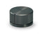 K-59-L-B, Sato Parts 6.0mm Shaft 45mm Large Black Splined Body Aluminum Knob