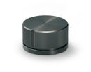 K-59-M-B, Sato Parts 6.0mm Shaft 30mm Medium Black Splined Body Aluminum Knob