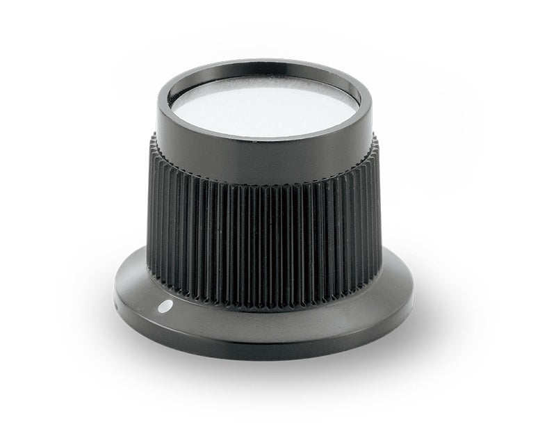 K-6, Sato Parts 6.0mm Shaft, Splined Plastic Body Knob with Inlay & Dot