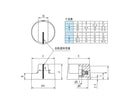 K-90-M, Sato Parts (Medium) 6.0mm Shaft Bar Knob with Indicator Line