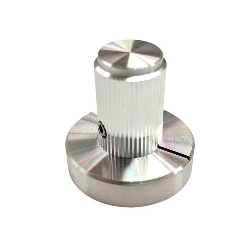 KBS500A1/8, Alcoknob 1/8" Shaft 1.0" Diameter Dial Knob w/Indicator Line (K44)