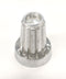K-101, 1/4" Splined Shaft, 0.562" Diameter Knob ~ Push-On Attachment