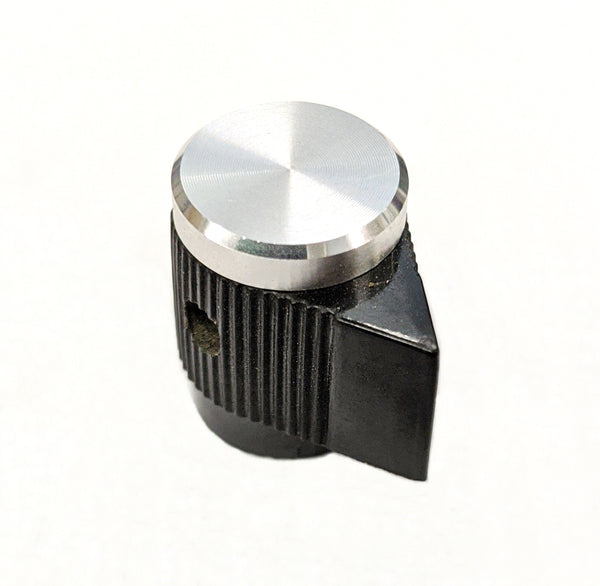 EH71-0K2S, EHC 1/4" Shaft 0.500" Diameter Skirted Pointer Knob w/ Cap (K20)