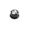S-1745, 1/4" Shaft, 0.750" Diameter Knob w/ Indicator Dot & Inlay (K31)