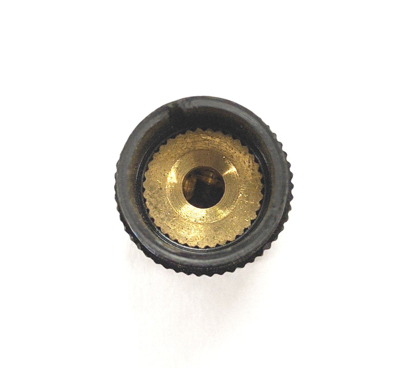 EH71-0D1S, EHC 1/8" Shaft, 0.500" Diameter Straight Knurled Knob (K40)