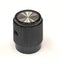 EH71-0D1S, EHC 1/8" Shaft 0.500" Diameter Straight Knurled Knob w/ Inlay (K43)